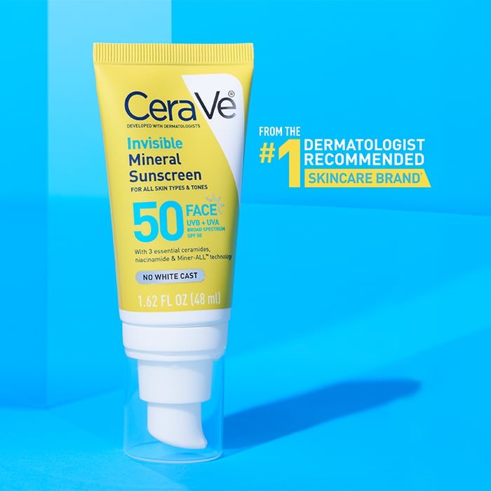 CeraVe Invisible Mineral Face Sunscreen spf S0